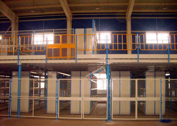 Quality ISO Certificated Rack Supported Mezzanine / Free Standing Mezzanine For High Ceiling Warehouse for sale