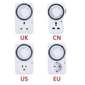 24 Hour Cyclic Timer Switch Kitchen Timer Outlet Loop Universal Timing Socket Mechanical Timer