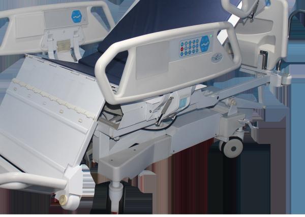 Quality Nursing Full Electric Hospital Bed With Premium Foam Mattress And Half Rails Included for sale