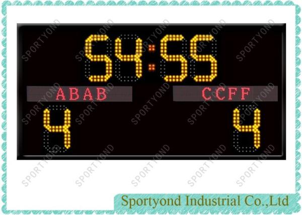 Quality Electronic Digital LED Five-A-Sided Futsal Scoreboards Timer for sale