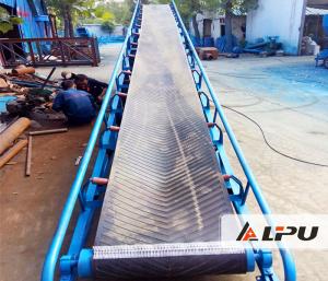 China Low Noise Mobile Conveyor Systems For Continuous Conveying , Rubber / Silicone Materials on sale