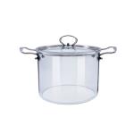 Custom Made Transparent High Borosilicate Glass Soup Pot