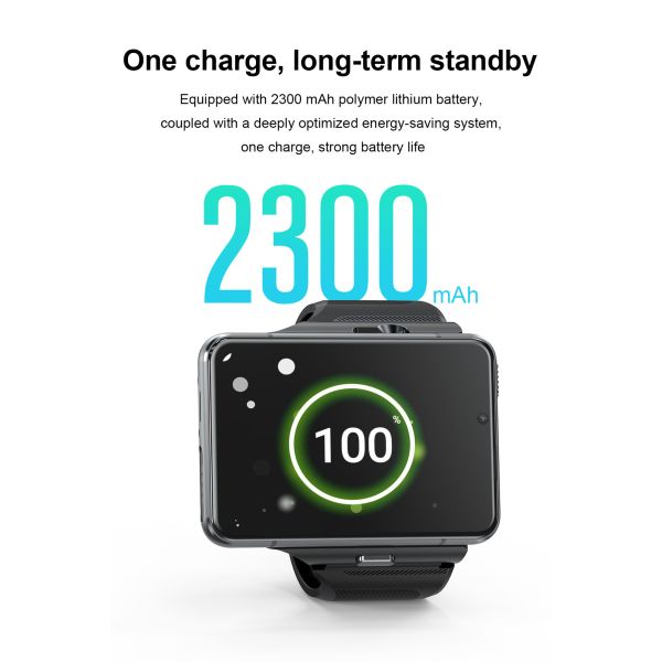 SIM Card 2.88inch GPS Bluetooth Calling Smartwatch With 4G Nano