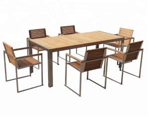 L1400mm Table Rattan Garden Dining Set