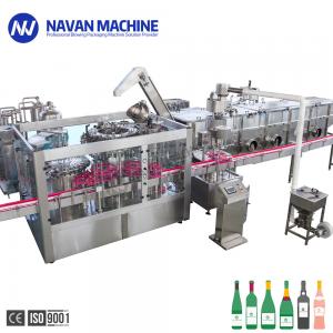 Buy cheap 8000-9000BPH Small Glass Bottle With Aluminum Cap Washing Filling Capping Machine product