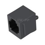 LPJE616NNL Tab Up Without LED 1X1 Port 6P6C RJ11 Modular Connector