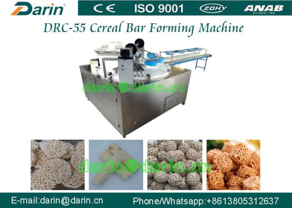Quality SS304 Puffing rice / Cereal bar forming machine with buckwheat  nuts material for sale