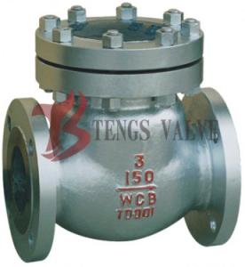 China Bolted Bonnet Swing Check Valve , 150LB Automatic Check Valve A216 WCB on sale