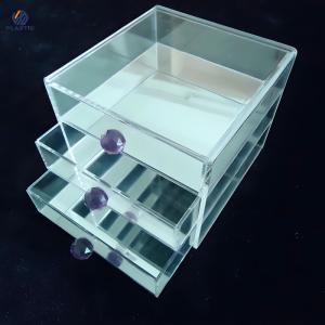 Buy cheap Acrylic Clear Storage Boxes Customized Design Organiser Box High Transparency product