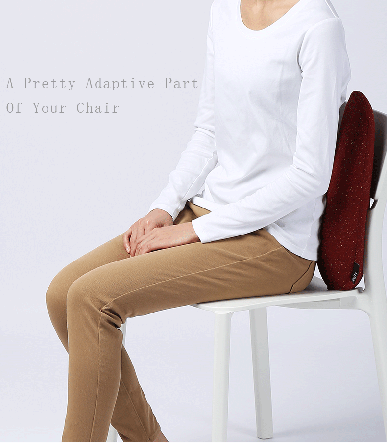 Multipurpose Soft Memory Foam Lumbar Back Support Cushion For Chair Office Sofa