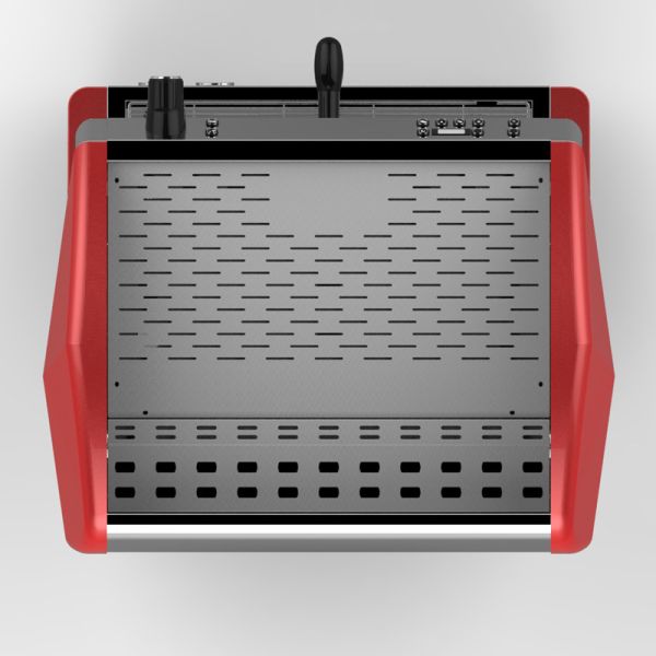 Red Single Group Coffee Machines 9 Bar Espresso Maker With Commercial Pump