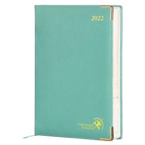 A5 Green Daily Academic Planner 2023 With Monthly Tabs Annual Plan