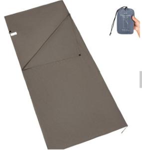 Grey Portable Small pack Urgency Lightweight Backpacking Sleeping Bag