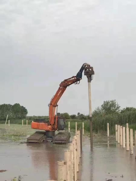 Quality High Precision Pile Driver 2800rpm Vibration Frequency Reliable Performance for sale