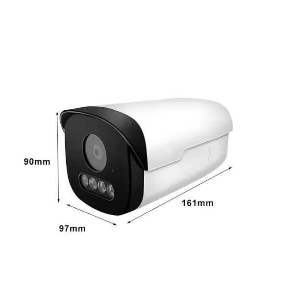 Full Color Night Vision 4MP 5MP IP Bullet Network Camera CCTV Ip66 Security Camera HD POE Color Bullet Security Camera