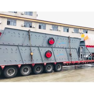 2 Double Deck Mobile Vibrating Screen Machine Circular Large Capacity