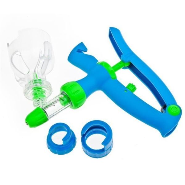 Animal Husbandry 1ml Automatic Injector Syringe Veterinary Plastic