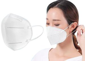 China Anti Allergic N95 Pollution Mask , Disposable Dust Mask No Glue Bonding on sale