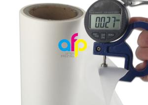 China Super Transparent Soft Touch Lamination Film 180mm - 1000mm Roll Width on sale