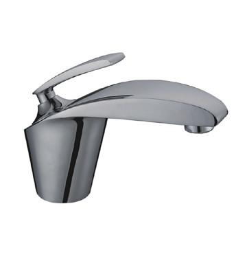 Quality Deck Mounted Basin Mixer Faucet , Waterfall Bathroom Basin Taps for sale