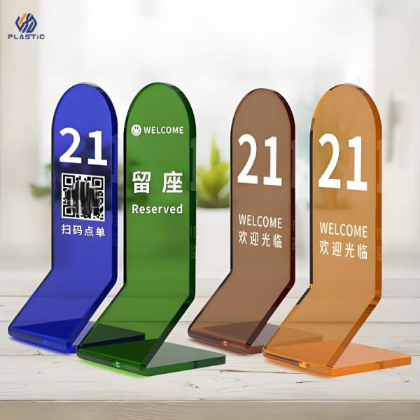 Quality A3 A4 A5 Size Acrylic Sign Display Stands For Shopping Malls And Supermarkets for sale