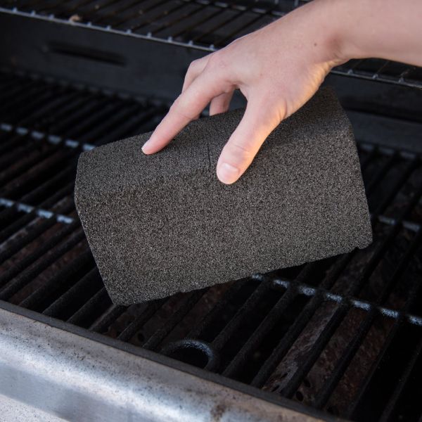 Grill Brick, 3.5 x 4 x 8, Charcoal,12/Carton
