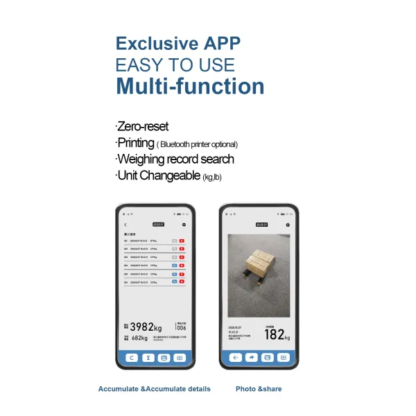 Android System Portable Beam Scale , Industrial Pallet Weighing Scales 1500kg industrial beam scale