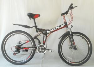 China Alloy Stem Hardtail Cross Country Bike Steel Suspension Folding Frame on sale