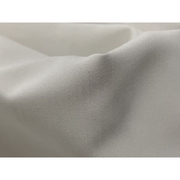 Spun polyester white thobe robe fabric