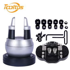 Buy cheap Tooltos Ball Vise 5&quot; Engraving Setting Tool 360° Rotation Engraving Block Vise 34 PCS Attachment product