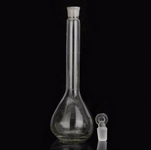 Buy cheap Transparent Lab Borosilicate Glass Volumetric Flask with Stopper Office Laboratory Chemistry Clear Glasswar product