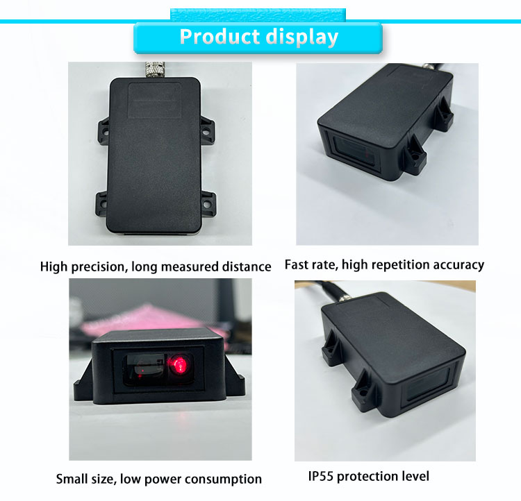 RS485 Output Industrial Control Laser Distance Measurement Sensor Lidar for Garbage Can Overflow Monitoring