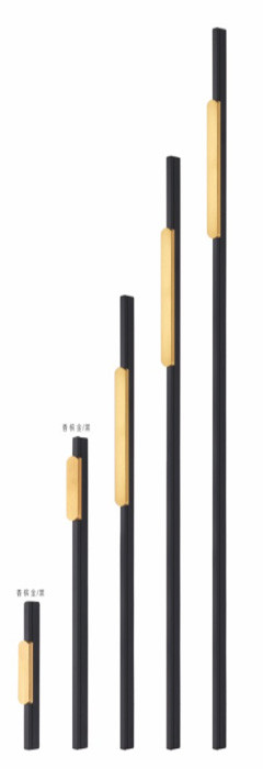 Buy cheap modern aluminum long wardrobe pull Handle Cabinet Drawer Pull product