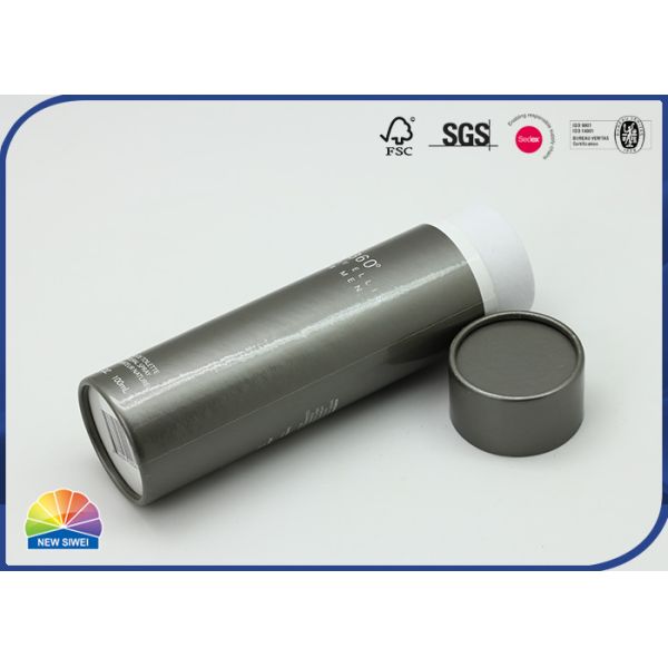 Glossy Lamination T Shirt Tube Packaging CMYK Print Cylinder Box