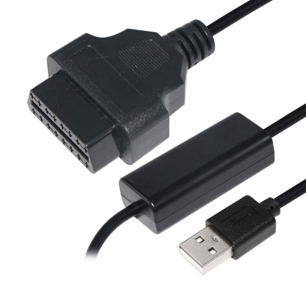 5V to 12V USB OBD Voltage Booster Cable with Short Circuit Protection