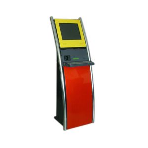 Buy cheap F2A Self service registration kiosk with metal keyboard product