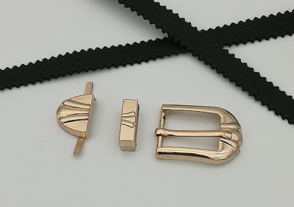 Quality Silver Bronze Gold Shoe Buckles Environmental Protective For Men Women for sale