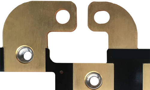 4.0 Mm 2 Layers Gold Plated Copper Base PCB Board For Electronics Battery