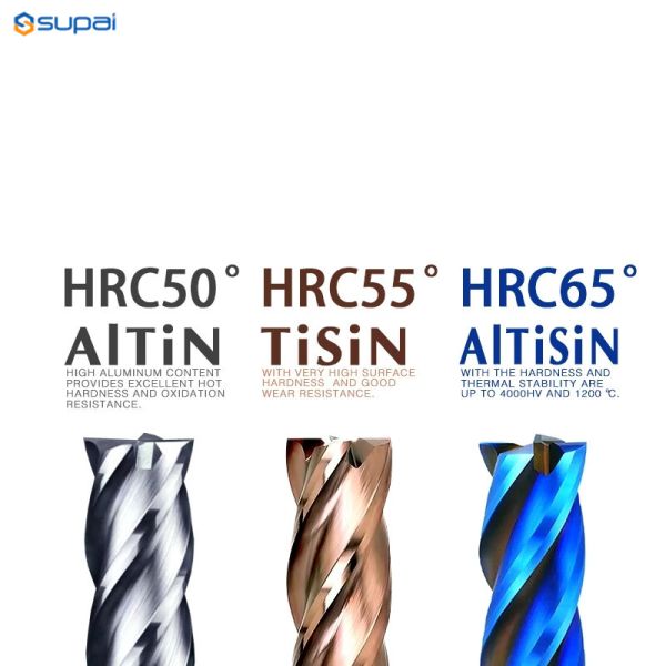 CNC Carbide End Mills 2 3 4 Flute Tungsten Machine Milling Cutter Tools Metal Key Seat Face Router Bit