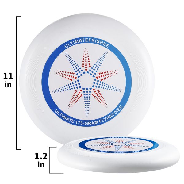 Wholesale Custom Logo Kids Adults Throwing Training Ultimate Frisbeed Disc 175 Grams PE Flying Disc