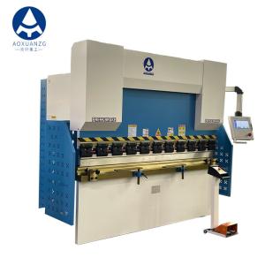 China Hydraulic CNC Automatic Sheet Folding Machine 1250KN 2500mm TP10S Iron Sheet Bender Single Phase on sale