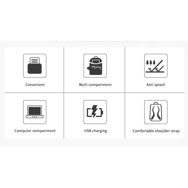 Factory new bag laptop usb charging men business waterproof bagpack backpack bag backpacks for men