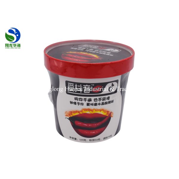 85oz Biodegradable food packing paper bucket for popcorn fried chicken