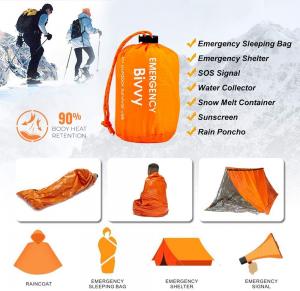 Buy cheap Waterproof  Emergency Sleeping  Bag  Keep Warming Survival Bag Emergency Blanket Emergency Survival Supplies product