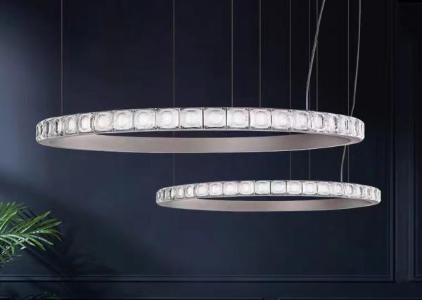 Quality Decorative Lamp Led Chandelier Round Ring Lighting Large Modern Crystal Chandelier for sale