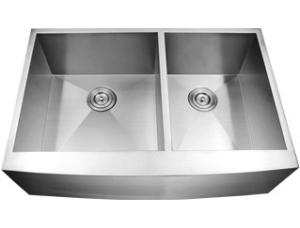 Buy cheap Functional Double Bowl Workstation Apron Front Farmhouse Sink 10'' Depth product