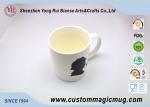 Plain White Ceramic Color Changing Mug Temperature Sensitive Magic
