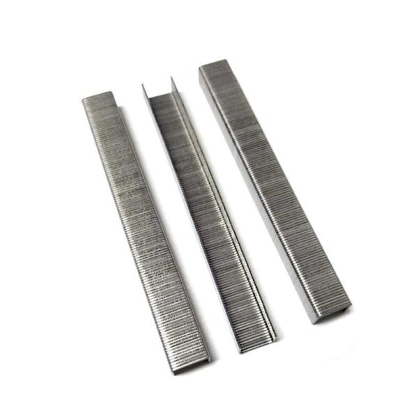 Quality ANSI Standard Fine Crown Staple 21 Gauge 9/16 Crown 14mm 8014 for Furniture Decoration for sale
