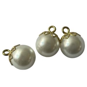 China ISO9001 MOP Shirt Buttons / Pearl Shirt Buttons With Metal Shank on sale