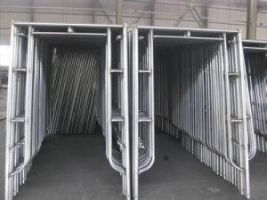 Antirust Frame Steel Ringlock Scaffolding System Adjustable For Construction